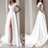 Women Long Dress - White Maxi Dress - Lillie 