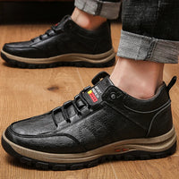 Men Boots Genuine Leather High Platform Sneakers - Lillie 
