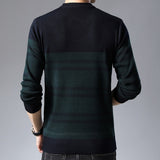 Men's Sweaters / Knitted Striped pattern Thick Slim Fit Jumpers - Lillie