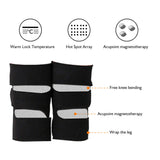 High Elastic Belted Knee Guard / Self Heating Tourmaline Magnetic Therapy Knee Brace Sleeves -01 pair/2pcs-Lillie - Lillie