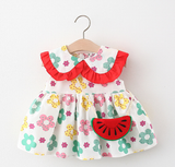 Cute Baby Girl Dresses  (Free Hat) - Lillie