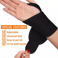 Adjustable Hand Safety Wrist Brace / Orthosis  Nylon Medical Wrist Protector Supports Brace/ Hand Wrist Protectors - Lillie