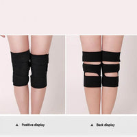 High Elastic Belted Knee Guard / Self Heating Tourmaline Magnetic Therapy Knee Brace Sleeves -01 pair/2pcs-Lillie - Lillie