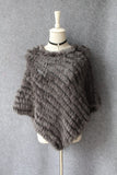 Winter Coat Women Triangle Shawl Woven Cloak - Lillie