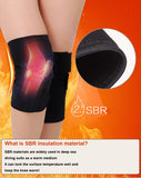 Magnetic Therapy Knee Support / 2pcs Tourmaline Self Heating Knee pad / Tourmaline Heating Belt Knee - Lillie