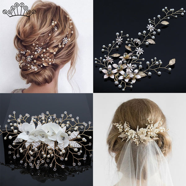 Bridal Hair Jewelry - Lillie