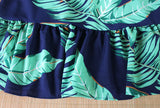 Ruffled Midi Dress / Summer Beach Holiday Party Dress for Women - Lillie