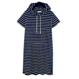 Short Beach Dresses for Women/ Plus Size striped design short dress for women - Lillie