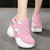 Women Sneakers High Heels / Vulcanize Casual Shoes - Lillie