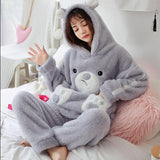 Women Sleepwear/ Cute design Warm Flannel Pajamas for women - Lillie