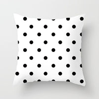 Striped Decorative Cushion covers / Black and White Geometric Decorative Pillowcases - Lillie