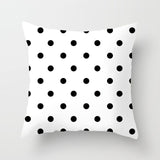 Striped Decorative Cushion covers / Black and White Geometric Decorative Pillowcases - Lillie