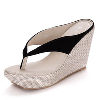Crystal Queen Platform Wedges / High heel Sandals - Lillie