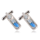 Trendy 4 Color Hourglass Cufflinks For Mens / Shirt Cuff Links Jewelry - Lillie