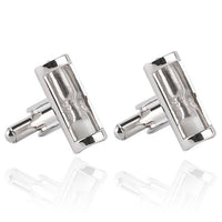 Trendy 4 Color Hourglass Cufflinks For Mens / Shirt Cuff Links Jewelry - Lillie