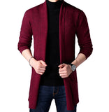 Men's Slim Long Cardigan  /  Long-sleeved Jacket - Lillie