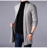 Men's Slim Long Cardigan  /  Long-sleeved Jacket - Lillie