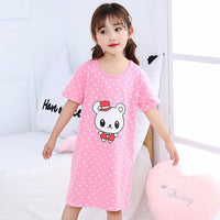 Girls Sleepwear / Unicorn Cotton Nightdress/Teen Girl Pajamas Dresses - Lillie