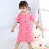 Girls Sleepwear / Unicorn Cotton Nightdress/Teen Girl Pajamas Dresses - Lillie