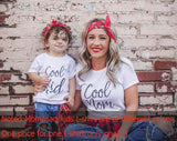 Mama & Kid T-Shirts / Family Look Matching T-shirt - Lillie
