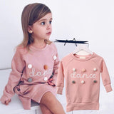 Baby Girls Dress / Girls T-Shirt Hooded Dress - Lillie