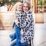 Family Matching Outfits / Mother Daughter Son / Kid Long Sleeve Leopard T-Shirt - Lillie