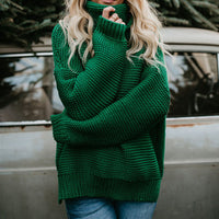 Cotton Knitted Turtleneck Women Sweaters - Lillie