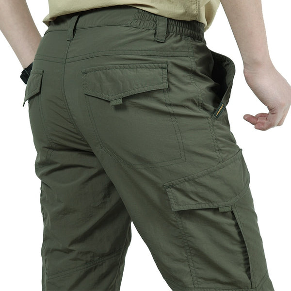 Men lightweight Breathable Quick Dry Pants / Summer Casual Army Military Style Trousers - Lillie
