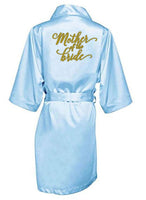 Bridal Robes/Sexy light blue robe bridal pajamas /Getting Married Robes - Lillie