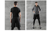 5 Pcs/Set Men's Tracksuit / Gym Fitness Compression Sports Suit Clothes / Running Jogging Sport Wear / Exercise Workout Tights - Lillie