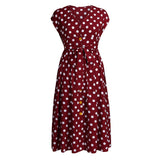 Summer Dress / Robe  Casual Polyester Mid-Calf Dress - Lillie