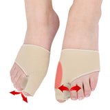 Silicone Gel Toe Separator/ Bunion Adjuster and Correction Pedicure Socks / Toe Separator Bunion Corrector / Feet Bone Thumb Adjuster - 01 Pair (Left+Right) - Lillie