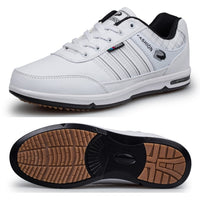 Waterproof Golf Shoes / Black & White Sport Trainers for Golf - Lillie