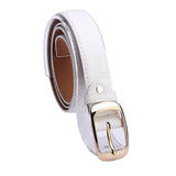 Leather Belts For Women /  Women's Metal Buckle Belt - Lillie