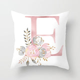 Letter printed Cushion Cover / Home Decorative Pillowcase - Lillie