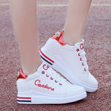 Casual Sneakers for women with Flats heel, Lace-Up - Lillie